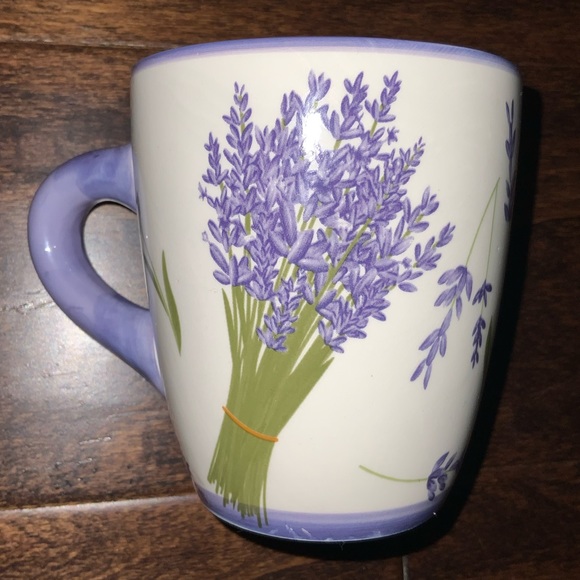 TII Collections Handcrafted Ceramic Lavender Coffee Mug Tea Cup - Picture 4 of 7
